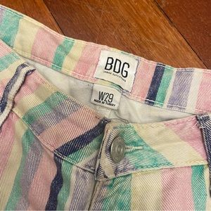 BDG Urban Outfitters soft multicolor easter pastel striped pants